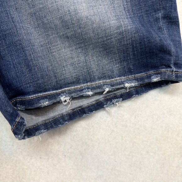 BKE Women's Gabby Stretch Shorts Size 29 Blue Denim - Picture 15 of 16